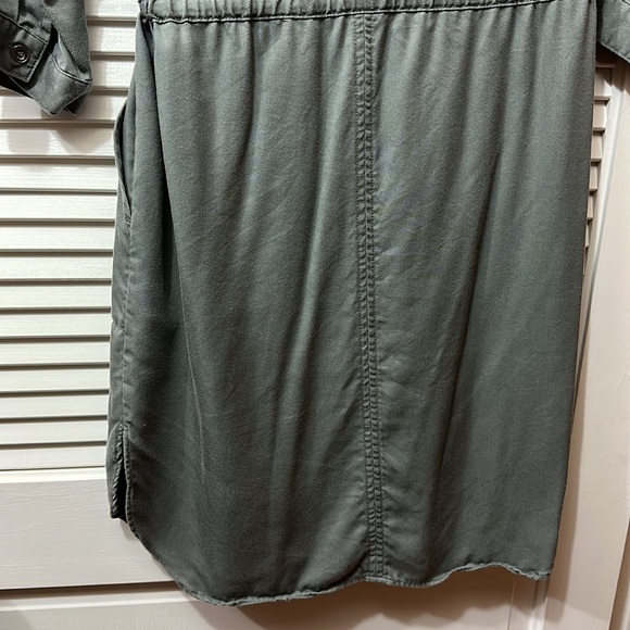 French Connection Kruger Tie Waist Shirt Dress - Picture 8 of 8